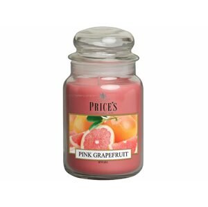 PRICE´S MAXI svíčka ve skle Růžový grapefruit - hoření 150h