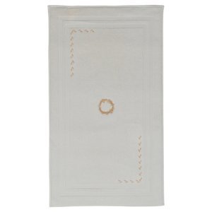 Soft Cotton Koupelnová předložka SEHZADE 50x90 cm Smetanová / zlatá výšivka