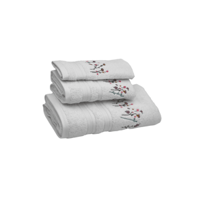 Soft Cotton Osuška a ručníky GARDENIA v dárkovém balení Bílá Sada (malý ručník 30x50cm, ručník 50x100cm, osuška 70x140cm)