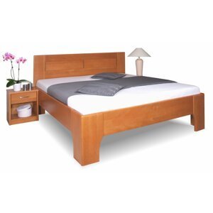 Manželská postel z masivu OLYMPIA 3, masiv buk, olej třešeň