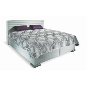 Zvýšená čalouněná postel s úložným prostorem GROTA
