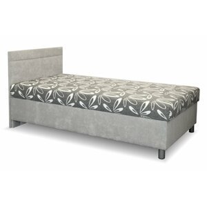 Čalouněná postel s úložným prostorem Adel, 110x200 cm