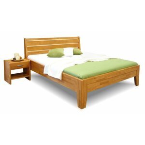 Zvýšená postel z masivu CATARINA 1, 160x220, masiv buk