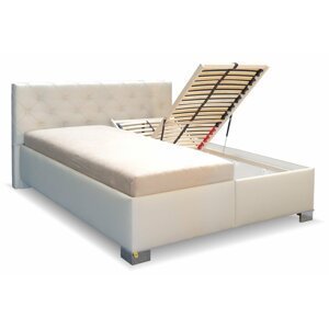 Čalouněná postel s úložným prostorem Jolanda, 180x210
