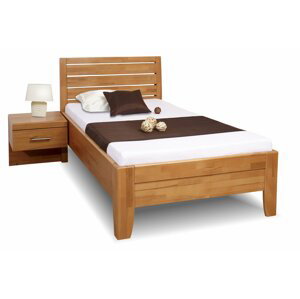 Zvýšená postel jednolůžko z masivu CONCEPTA 1, 90x200, masiv buk