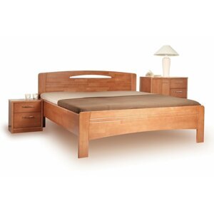 Dřevěná postel - dvoulůžko EVITA 3, masiv buk