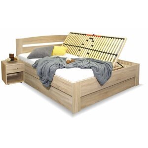 Rozšířená postel s úložným prostorem Maria 200x220 - VÝPRODEJ