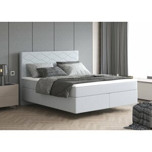 Zvýšená postel boxspring SEVILA 3, s matracemi a topperem