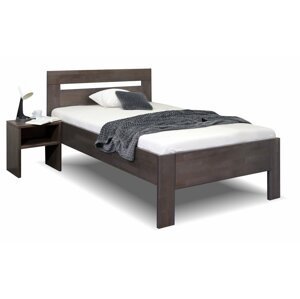 Zvýšená postel jednolůžko NICOLAS, 90x200, masiv buk