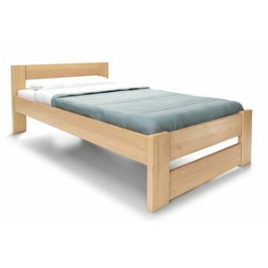 Zvýšená postel jednolůžko ELA, 140x200, masiv buk
