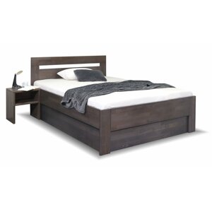 Zvýšená postel s úložným prostorem NICOLAS, 140x220, masiv buk