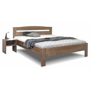 Zvýšená postel dvoulůžko ANTONIO, 200x200, masiv buk