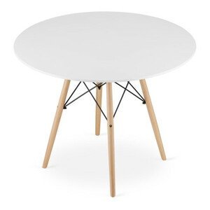 Jídelní stůl TODI 100 cm - dub/bílá