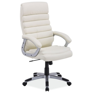 Židle kancelářská Q-087 krémová
