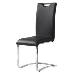 Jídelní židle H-790 - černá ekokůže