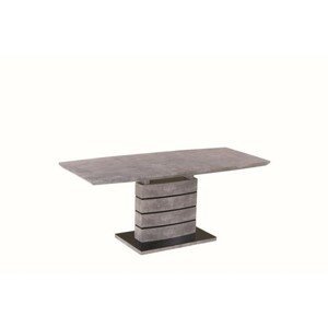 Rozkládací jídelní stůl LEONARDO 140x80 - beton