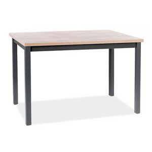 Jídelní stůl ADAM 100x60 - dub wotan / černá