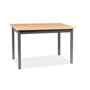 Jídelní stůl ADAM 100x60 - dub lancelot / antracit