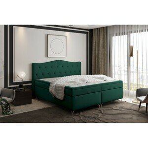 Čalouněná postel Cloud 140x200 cm Zelená