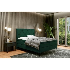 Čalouněná postel Arizona 160x200 cm Zelená