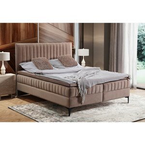 Čalouněná postel Dakota 200x200 cm Béžová