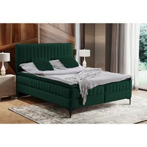 Čalouněná postel Dakota 160x200 cm Zelená