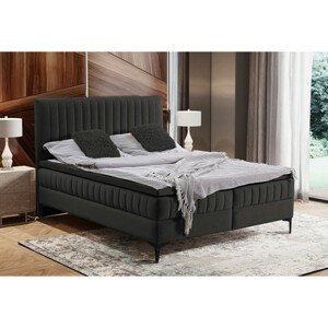 Čalouněná postel Dakota 140x200 cm Černá