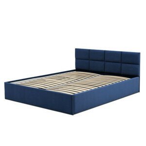 Čalouněná postel MONOS bez matrace rozměr 160x200 cm Granátová