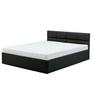 Čalouněná postel MONOS s matrací rozměr 160x200 cm Černá