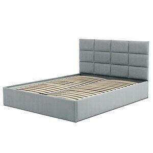 Čalouněná postel TORES II bez matrace rozměr 160x200 cm Světle šedá