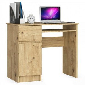 Počítačový stůl PIKSEL levá - dub artisan