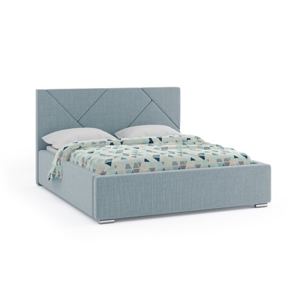 Čalouněná postel ANTIGO 140x200 cm Světle modrá