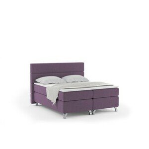 Čalouněná postel IMPERIA včetně úložného prostoru 160x200 Fialová