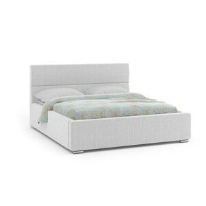 Čalouněná postel NEVADA 140x200 cm Světle šedá