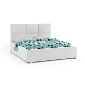 Čalouněná postel NOVATIC 160x200 cm Bílá