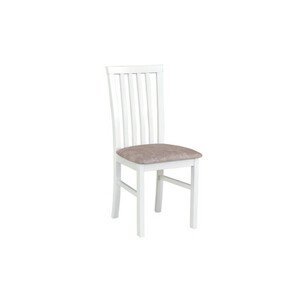 Jídelní židle MILANO 1 Bílá Tkanina 28B