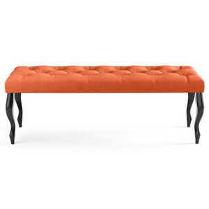 Lavice CHESTERFIELD 40x40 cm Oranžová