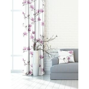 Dekorační závěs nebo látka, Satinet magnolie, 150 cm 150 cm