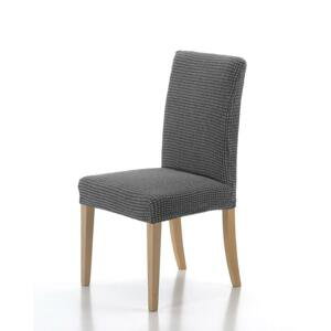 Forbyt, Potah elastický na celou židli, komplet 2 ks SADA, šedý