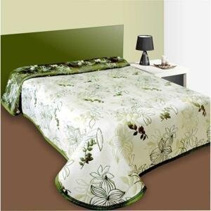 Forbyt Přehoz na postel Lisabon zelený 240 x 260 cm