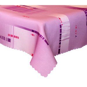 Forbyt, Ubrus s nešpinivou úpravou, Metrix fialový 120 x 160 cm