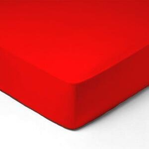 Forbyt, Prostěradlo, Jersey, červená 100 x 220 cm