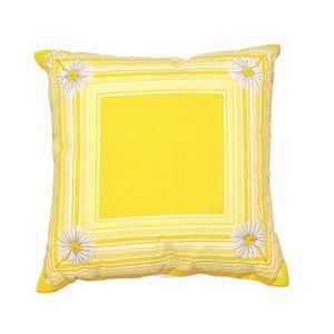 Forbyt, Polštář, Kopretina, žlutý, 40 x 40 cm polštář (návlek + vnitřek)