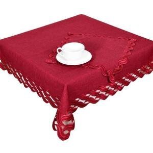 Forbyt, Ubrus celoroční, Červená harmonie, červený 85 x 85 cm