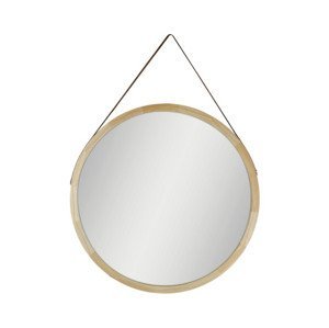 Závěsné zrcadlo Tiara 55 cm, dřevo