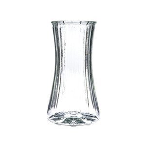 Skleněná váza Nigella 23,5 cm, čirá s nádechem zelené
