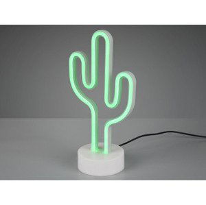 Stolní LED lampa Kaktus, bílá