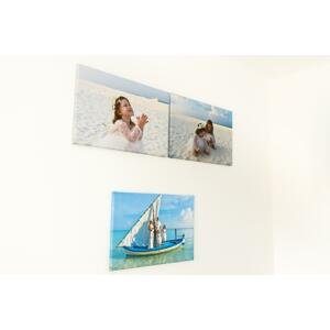 Fotoobrazy sada 3 kusů 60x40 cm s vlastními fotkami, Plátno 100% bavlna: Premium Canvas 390g/m²