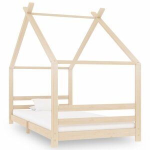 Dětská postel 90x200 borovice Dekorhome Přírodní dřevo,Dětská postel 90x200 borovice Dekorhome Přírodní dřevo