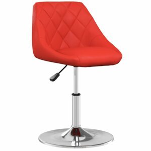 Kancelářská židle umělá kůže / chrom Dekorhome Červená,Kancelářská židle umělá kůže / chrom Dekorhome Červená